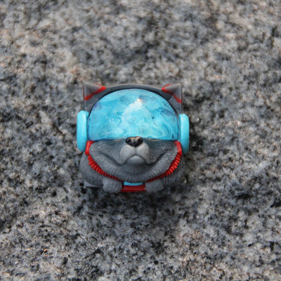 Space Dog DVA Resin Mechanical Keyboard Cover