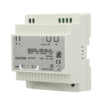 DR‑60‑24 60W Single Output 24V Din Rail Power Supply