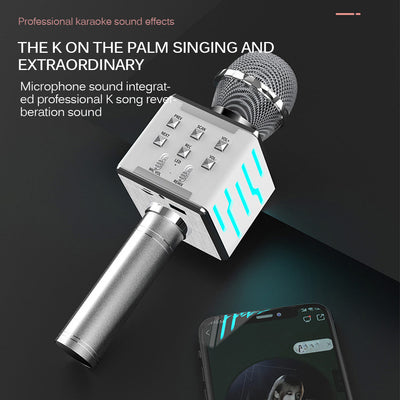Wireless Bluetooth Condenser Microphone  Audio Integrated