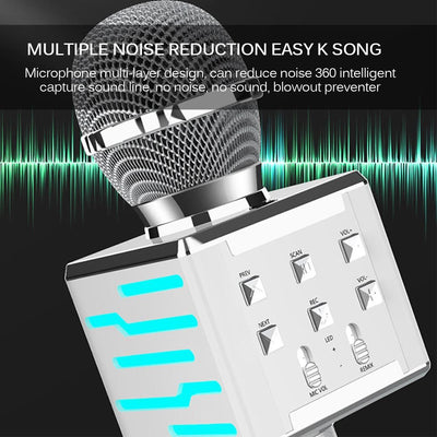 Wireless Bluetooth Condenser Microphone  Audio Integrated