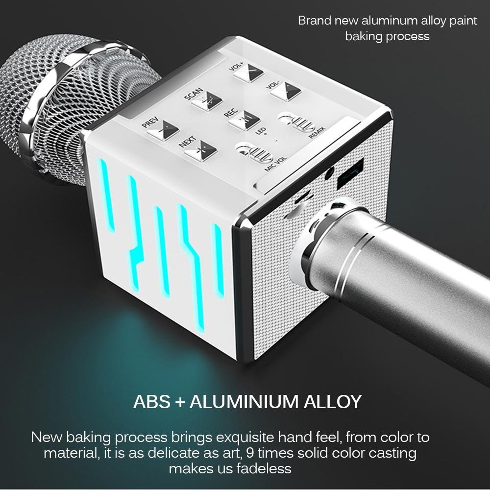 Wireless Bluetooth Condenser Microphone  Audio Integrated