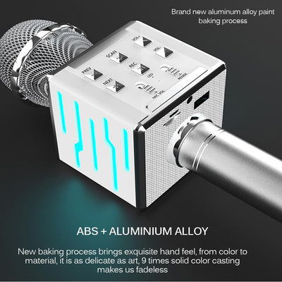 Wireless Bluetooth Condenser Microphone  Audio Integrated