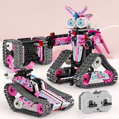 Children's Programming Robot Building Blocks Mechanical Dog