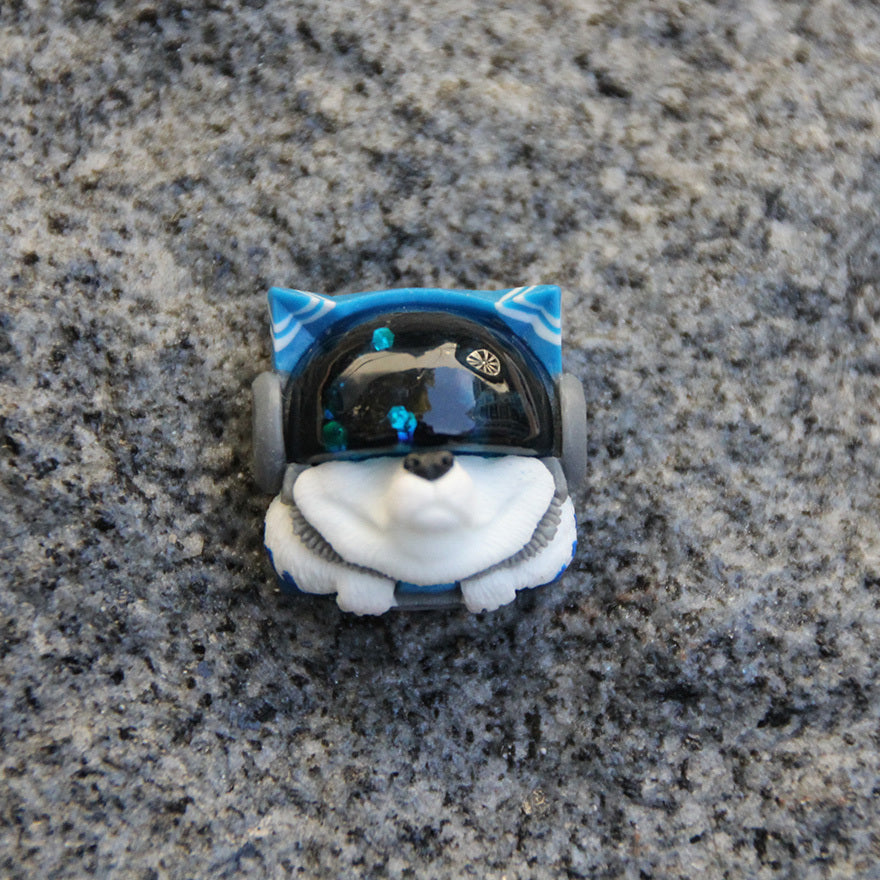 Space Dog DVA Resin Mechanical Keyboard Cover
