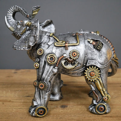 Mechanical Punk Dog Resin Crafts Desktop Window Decorative Ornament