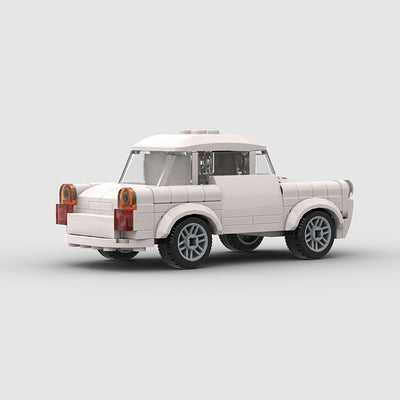 Mini Classic Car Racing Car Car Model Building Blocks Toy