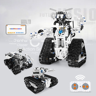 Children's Programming Robot Building Blocks Mechanical Dog