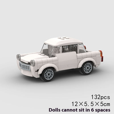 Mini Classic Car Racing Car Car Model Building Blocks Toy