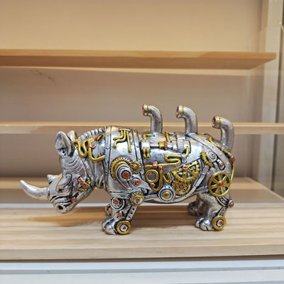 Mechanical Punk Dog Resin Crafts Desktop Window Decorative Ornament