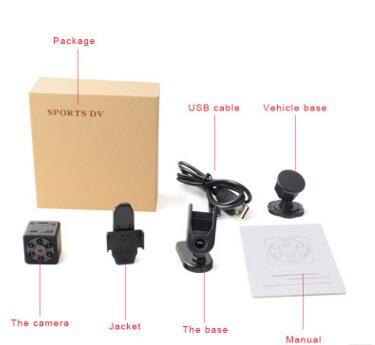SQ11 camera motion DV wireless mini camera recorder IR