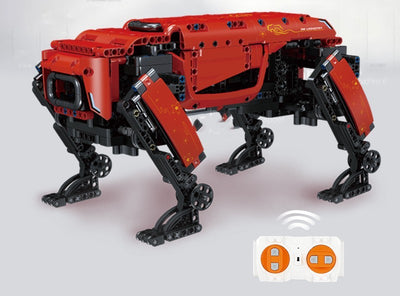 Children's Programming Robot Building Blocks Mechanical Dog