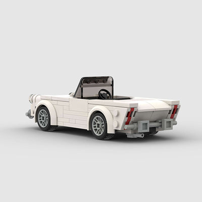 Vintage Convertible Car Racing Classic Car Model