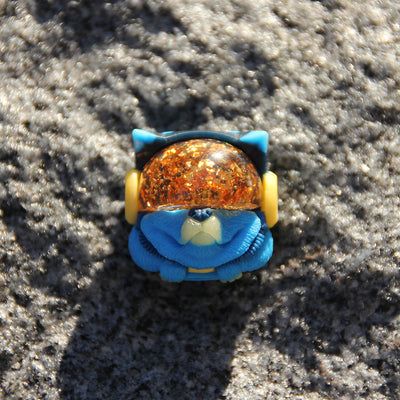 Space Dog DVA Resin Mechanical Keyboard Cover
