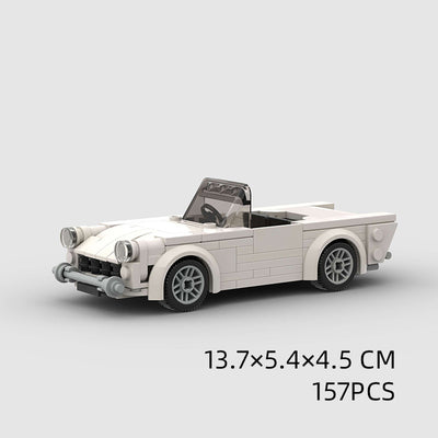 Vintage Convertible Car Racing Classic Car Model